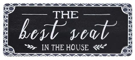 best seat in the house metal sign|Best Seat in the House Metal Sign – The Fox Decor.